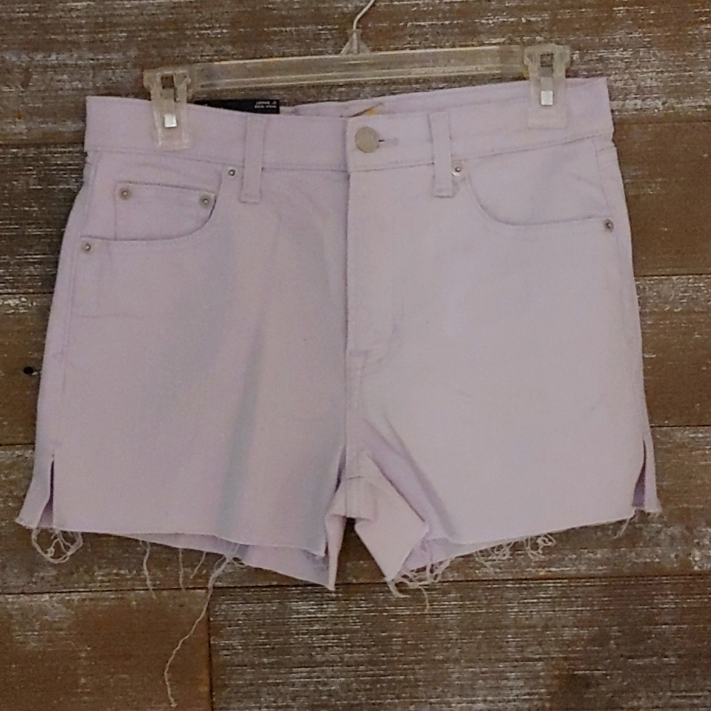 GAP Lilac High Rise denim short, size 27.
